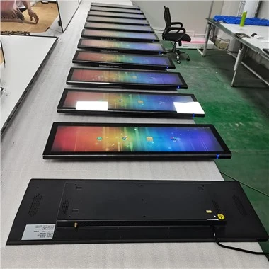 37inch bar type lcd display digital signage
